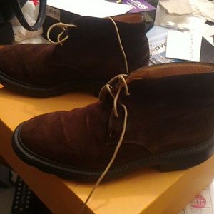 Tods suede chukka boots desert